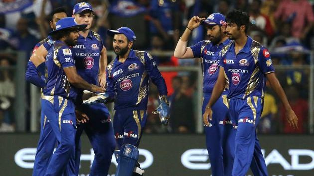 Jasprit Bumrah was the stand-out bowler for Mumbai Indians in death overs, as he finished with the figures of 3/24. SRH’s final total read 158/8. (BCCI)