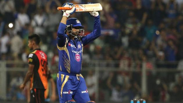 Harbhajan scored the winning runs for Mumbai Indians. Rohit Sharma’s men will now take on Royal Challengers Bangalore on April 14. (BCCI)