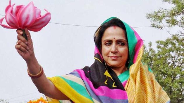 Member of Parliament Hema Malini.(HT file photo)