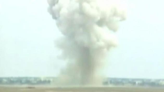 As many as 36 suspected Islamic State militants were killed in Afghanistan when the United States dropped the mother of all bombs.(AFP Photo) As many as 36 suspected Islamic State militants were killed in Afghanistan when the United States dropped the mother of all bombs.(AFP Photo)