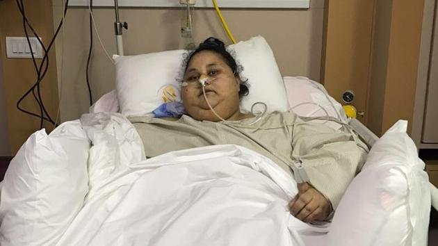 Bariatric surgery helped Eman Ahmed, a severely obese Egyptian woman who weighed 500kg shed about half her weight. (HT FILE) Bariatric surgery helped Eman Ahmed, a severely obese Egyptian woman who weighed 500kg shed about half her weight. (HT FILE)