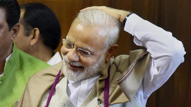 PM Modi said women don’t have to change their names on passports after marriage.(PTI File Photo)