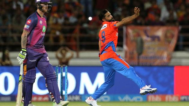 Ravindra Jadeja played his first match of IPL 2017 and dismissed MS Dhoni. (BCCI)
