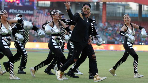 Rapper Raftaar enthralled the audience with some of his hit songs. (BCCI)