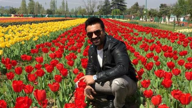 Ajaz Khan is currently shooting a film in Kashmir.