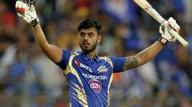 Nitish Rana scored his second IPL fifty as Mumbai Indians beat Gujarat Lions by 6 wickets.(AFP)