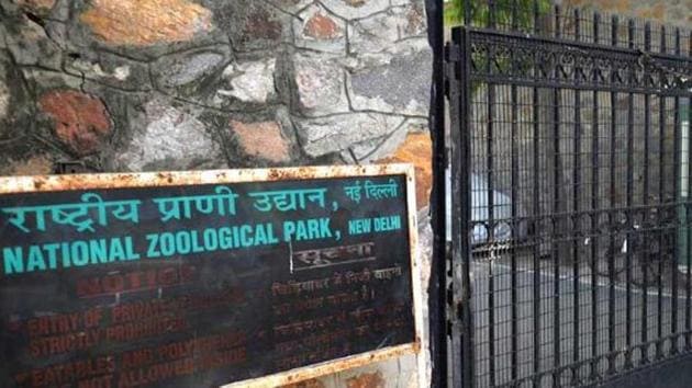 The main entrance of the Delhi Zoo.(AFP Photo) The main entrance of the Delhi Zoo.(AFP Photo)