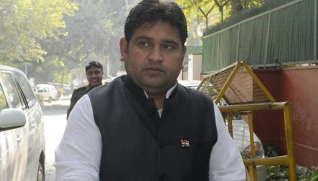 On Sunday, the former Delhi women and child development minister, was seen campaigning door-to-door for BJP’s candidate from Narela, Savita Khatri.(HT PHOTO) On Sunday, the former Delhi women and child development minister, was seen campaigning door-to-door for BJP’s candidate from Narela, Savita Khatri.(HT PHOTO)
