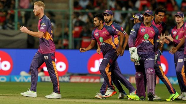 Ben Stokes (left) took three wickets as Rising Pune Supergiant defeated Royal Challengers Bangalore by 27 runs in Indian Premier League (IPL) 2017. (BCCI)