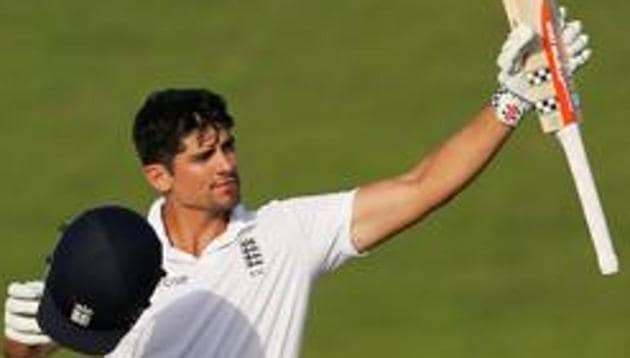 Alastair Cook slammed a ton in his first match since resigning as England Test captain to help his County side Essex beat Somerset in the Championship.(REUTERS)
