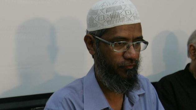 Controversial televangelist Zakir Naik at a press conference in 2010. (HT File Photo) Controversial televangelist Zakir Naik at a press conference in 2010. (HT File Photo)