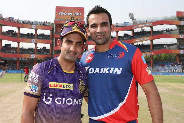 Delhi Daredevils captain Zaheer Khan (R) won the toss and elected to bat first. (BCCI) Delhi Daredevils captain Zaheer Khan (R) won the toss and elected to bat first. (BCCI)
