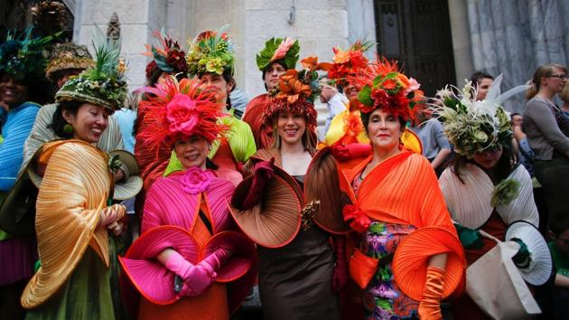 By 1880, the Easter parade had became a permanent fixture on New York’s calendar of civic and social events. (KENA BETANCUR / AFP) By 1880, the Easter parade had became a permanent fixture on New York’s calendar of civic and social events. (KENA BETANCUR / AFP)