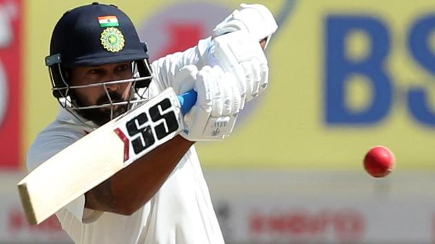 Murali Vijay claims he played on despite a wrist injury during the successful home Test season that concluded last month.(BCCI) Murali Vijay claims he played on despite a wrist injury during the successful home Test season that concluded last month.(BCCI)
