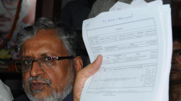 Senior BJP leader Sushil Kumar Modi says he has evidence of Lalu Prasad’s family acquiring land through shady deals.