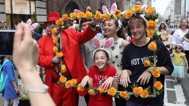 The parade, started at 10 a.m., stretched up Fifth Avenue from 49th Street to 57th Street. (Shannon Stapleton/ REUTERS) The parade, started at 10 a.m., stretched up Fifth Avenue from 49th Street to 57th Street. (Shannon Stapleton/ REUTERS)