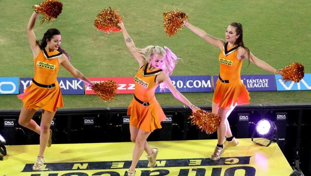 Sunrisers Hyderabad cheerleaders had plenty to cheer for large swathes of the match against Kings XI Punjab. (BCCI) 