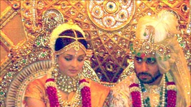 The couple got married in a much-hyped wedding in Mumbai on April 20, 2007. The baraat started from Bachchan’s residence Jalsa, to their other residence Prateeksha, where the Mangalore-styled traditional wedding was organised.