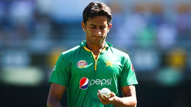 Pakistan cricket team's Hasan Ali injured his groin while fielding in the first innings of the three-day practice match against President XI in Montego Bay.(Getty Images)