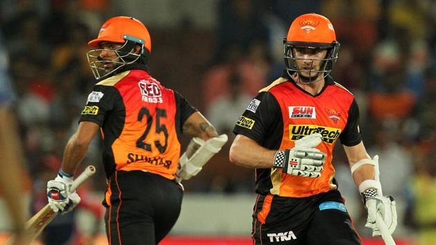 Shikhar Dhawan and Kane Williamson both scored half-centuries for Sunrisers Hyderabad against Delhi Daredevils in an Indian Premier League (IPL) 2017 match. (BCCI) Shikhar Dhawan and Kane Williamson both scored half-centuries for Sunrisers Hyderabad against Delhi Daredevils in an Indian Premier League (IPL) 2017 match. (BCCI)