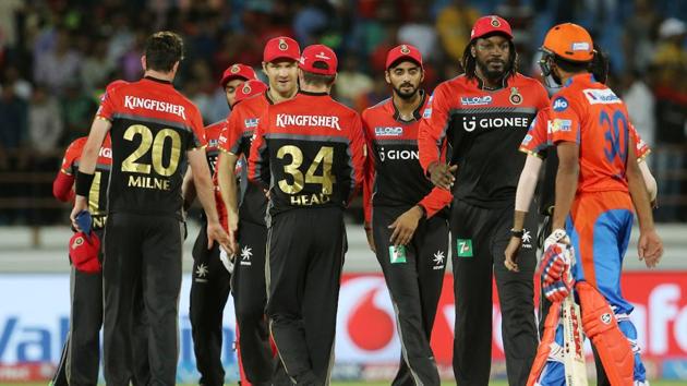 Royal Challengers Bangalore defeated Gujarat Lions by 21 runs to notch their second win of the 2017 Indian Premier League (IPL) season at the Saurashtra Cricket Association (SCA) Stadium in Rajkot on Tuesday. (BCCI)
