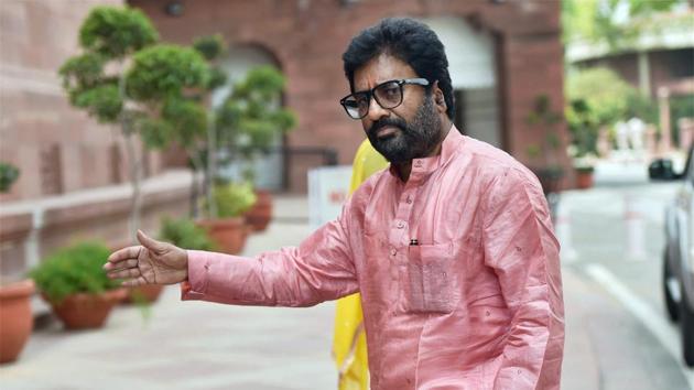 A travel ban was imposed on Shiv Sena MP Ravindra Gaikwad by Air India for assaulting one of its staffers. The restrictions were later on lifted.(PTI File Photo)