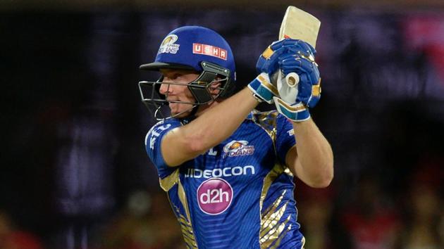 Jos Buttler en route to scoring 77 for Mumbai Indians against Kings XI Punjab in an Indian Premier League (IPL) match.(AFP)