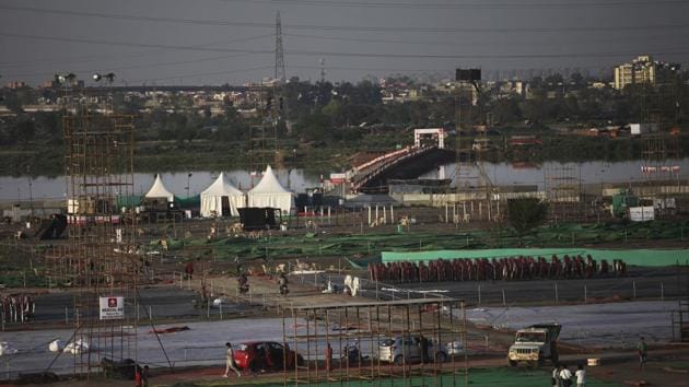 The three-day extravaganza had grabbed headlines for allegedly polluting and harming the ecosystem.(AP File) The three-day extravaganza had grabbed headlines for allegedly polluting and harming the ecosystem.(AP File)