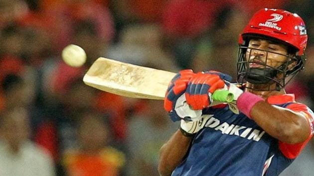 Shreyas Iyer of Delhi Daredevils plays a shot during the IPL 2017 T20 match against Sunrisers Hyderabad on Wednesday. (PTI) Shreyas Iyer of Delhi Daredevils plays a shot during the IPL 2017 T20 match against Sunrisers Hyderabad on Wednesday. (PTI)