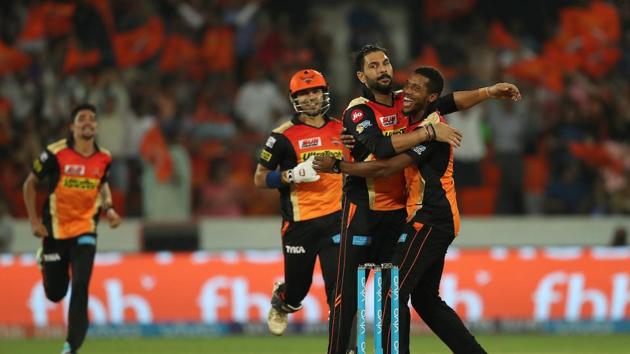 The dismissals of Karun Nair and Rishabh Pant in quick succession helped SRH inch closer to victory. (BCCI) 