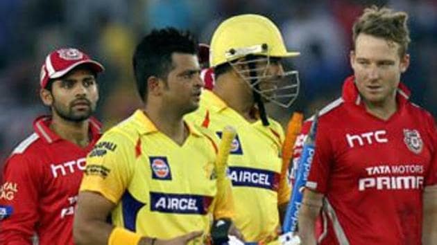 MS Dhoni and Suresh Raina played together for Chennai Super Kings in the Indian Premier League (IPL).(BCCI)