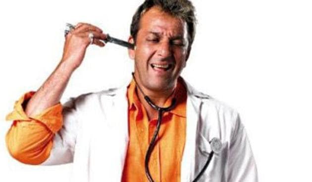 From reel to real: A still from Munnabhai MBBS.(HT)