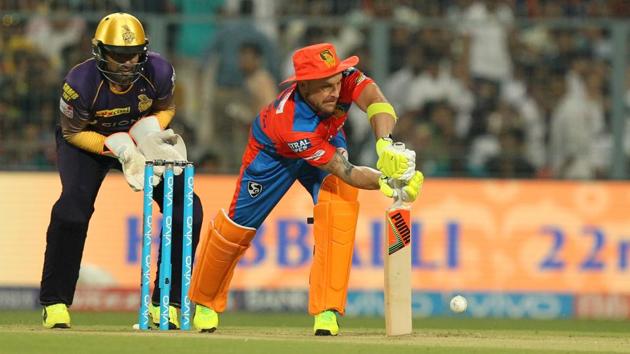 Brendon McCullum of Gujarat Lions gave the visitors a flying start with 33 off 17 balls. (BCCI)