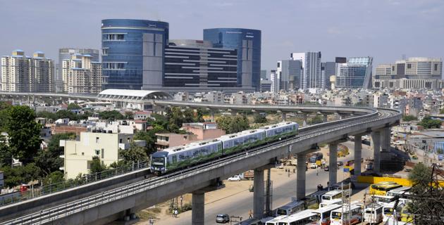 The Delhi-Alwar Regional Rapid Transit System corridor will have 19 stations, of which five will be in Gurgaon.(File photo)