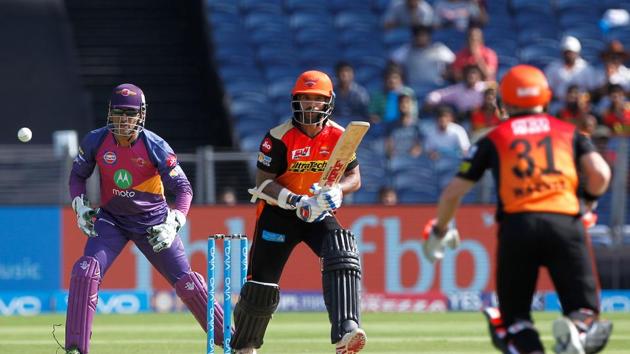 Shikhar Dhawan and David Warner got the visitors off to a good start as the duo stitched together yet another 50-run partnership.  (BCCI ) 