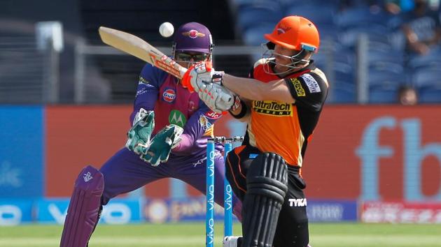 Uncharacteristically, Warner found it difficult to go for his shots but somehow managed to hang in with singles and doubles.  (BCCI ) 