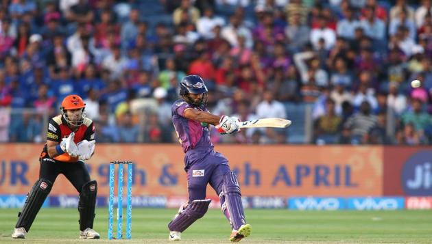 Rahul Tripathi piled on the runs for the hosts and brought up his maiden half-century. (BCCI )