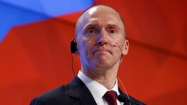 A Russian agent would likely have concealed his or her true role or identity while speaking with Trump’s foreign policy aide Carter Page (in picture), who himself has vigorously denied any possible collusion with Moscow. (REUTERS FILE)