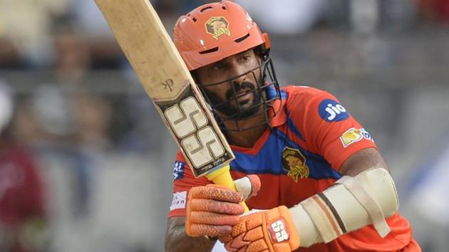 Gujarat Lions cricketer Dinesh Karthik became the first wicketkeeper to complete 100 dismissals in Indian Premier League (IPL).(AFP)