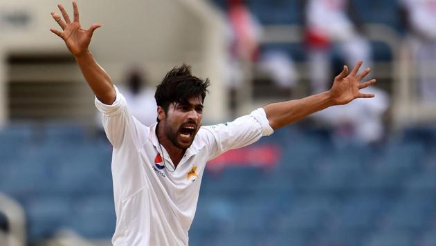 Mohammad Amir’s five-wicket haul was the only talking point of a heavily rain-curtailed Day 2 of the 1st Test between West Indies and Pakistan in Kingston.(AFP)