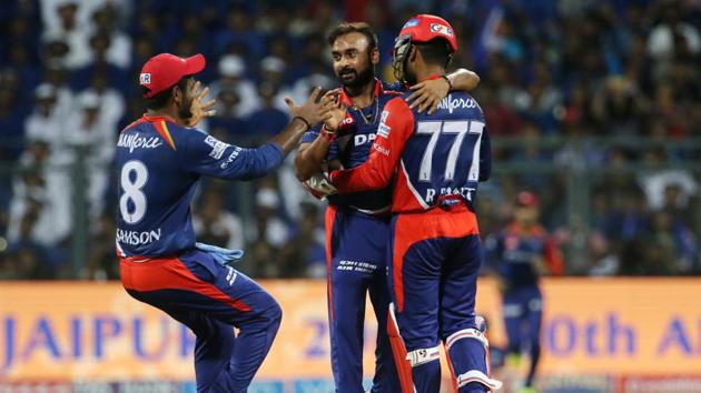 Amit Mishra got the big wicket of Rohit Sharma as Mumbai Indians stuttered. (BCCI)