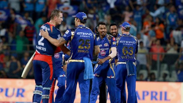 However, Hardik Pandya held his nerve and in the final over, Mumbai Indians sealed victory by 14 runs. (BCCI) 