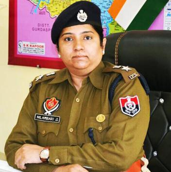 A 2008-batch Punjab IPS officer, Nilambari Vijay is likely to be appointed the Chandigarh SSP(HT Photo)