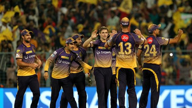 Kolkata Knight Riders bowled out Royal Challengers Bangalore for 49, the lowest total in IPL history as they secured a magnificent 82-run win at the Eden Gardens. (BCCI)
