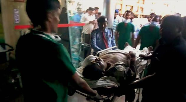 Injured CRPF personnel being brought to Raipur for treatment on Monday following a Maoist attack in Sukma.(PTI Photo) Injured CRPF personnel being brought to Raipur for treatment on Monday following a Maoist attack in Sukma.(PTI Photo)