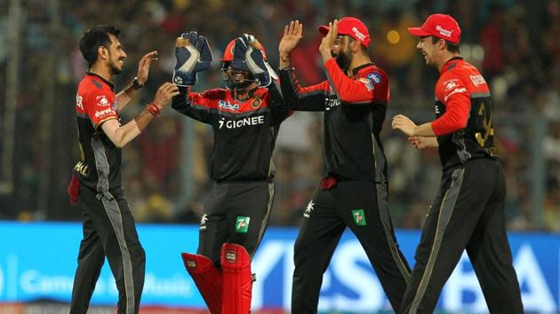 Yuzvendra Chahal ended with figures of 3/16 as RCB pegged KKR back. (BCCI)