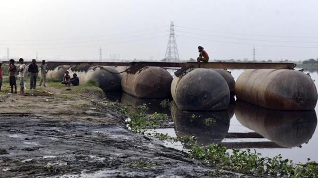The Yamuna banks after the World Culture Festival in 2016.(Mohd Zakir/ HT File) The Yamuna banks after the World Culture Festival in 2016.(Mohd Zakir/ HT File)
