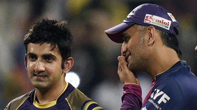 Gautam Gambhir, Kolkata Knight Riders captain, feels Mahendra Singh Dhoni still has a lot of cricket left in him.(Hindustan Times)