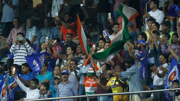 Sachin Tendulkar’s fans had a magnificent time during the 2017 Indian Premier League clash. (BCCI)