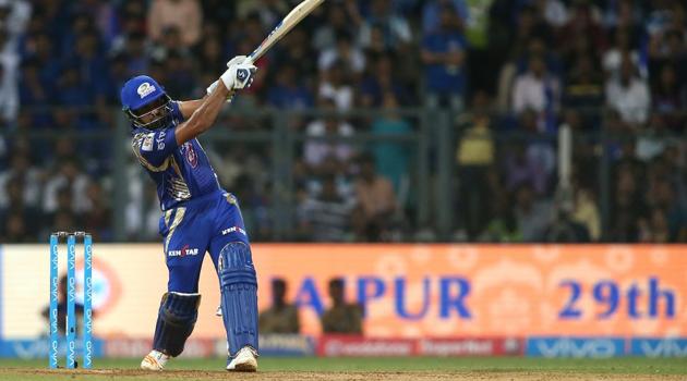 Mumbai Indians captain Rohit Sharma pulls a delivery to the leg side during their 2017 Indian Premier League match against Rising Pune Supergiant at the Wankhede Stadium in Mumbai. (BCCI) Mumbai Indians captain Rohit Sharma pulls a delivery to the leg side during their 2017 Indian Premier League match against Rising Pune Supergiant at the Wankhede Stadium in Mumbai. (BCCI)